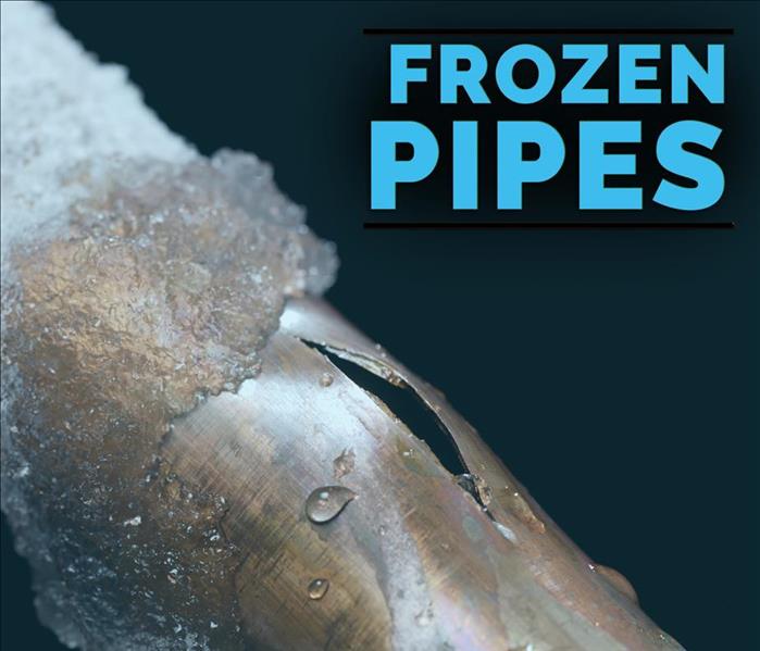 Burst and frozen pipe